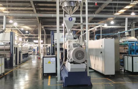 拉丝机集成混料上料装备